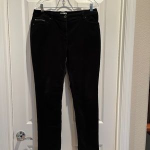 Chico's Corduroy Straight Leg Pants